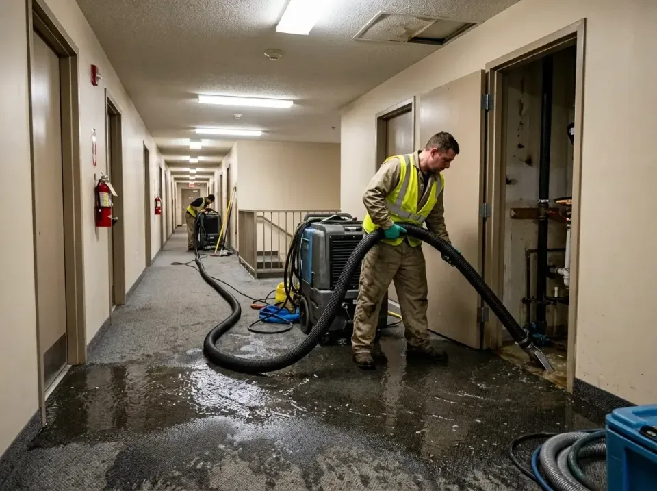 multi-unit-apartment-hallway-f-005 — frequently asked questions, Emergency Burst Pipe Water Extraction & Removal in Waterbur…